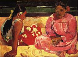 Paul Gauguin Tahitian Women(on the Beach) China oil painting art